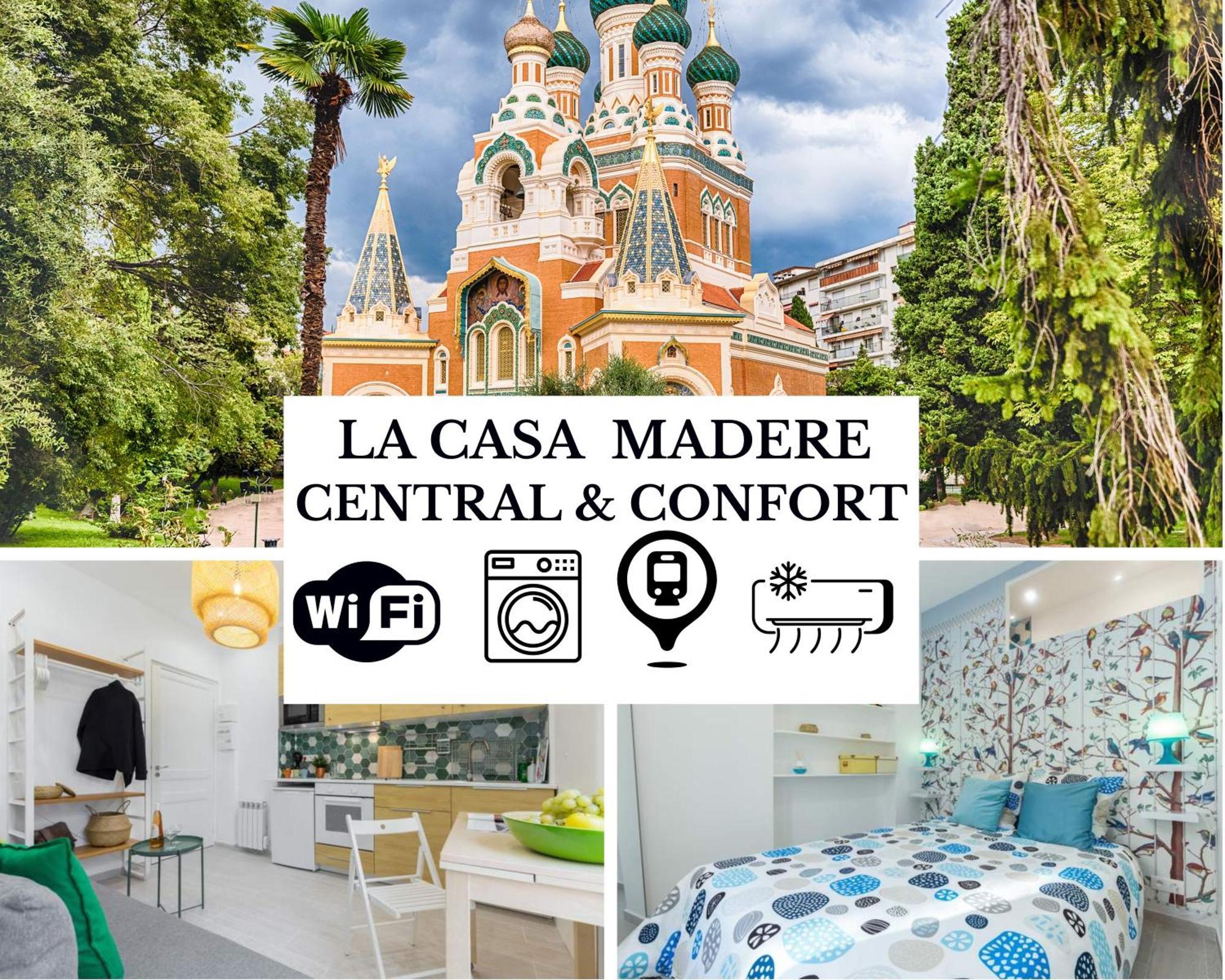 La Casa Madere- Centre Ville Pres Gare - Wifi -Confort Et Cosy Pres Des Transports En Communs Nisa Exterior foto